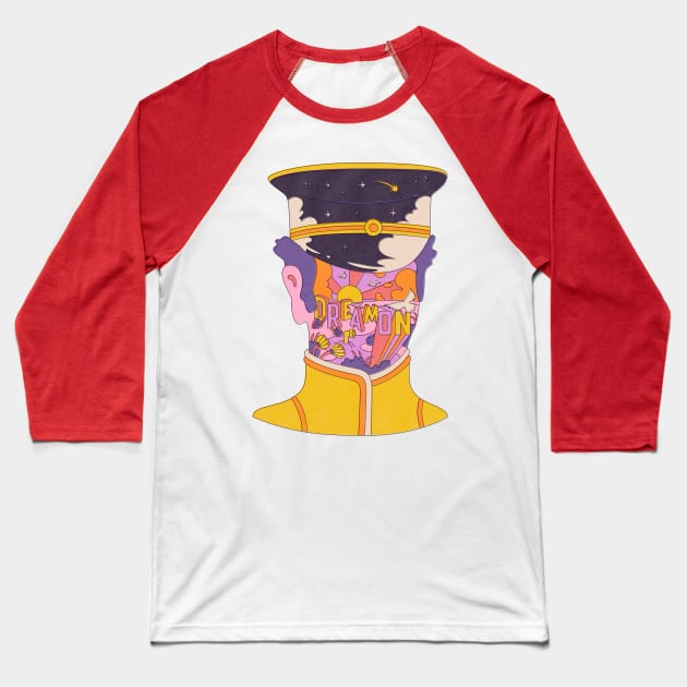 Dream on Baseball T-Shirt by mathiole